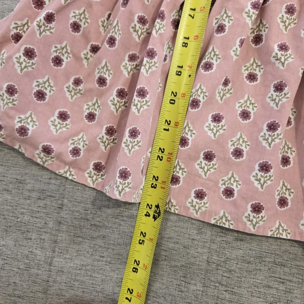 Modern Moments by Gerber 100% Cotton Girl's Dress Dusty Rose w/ Floral Design 5T